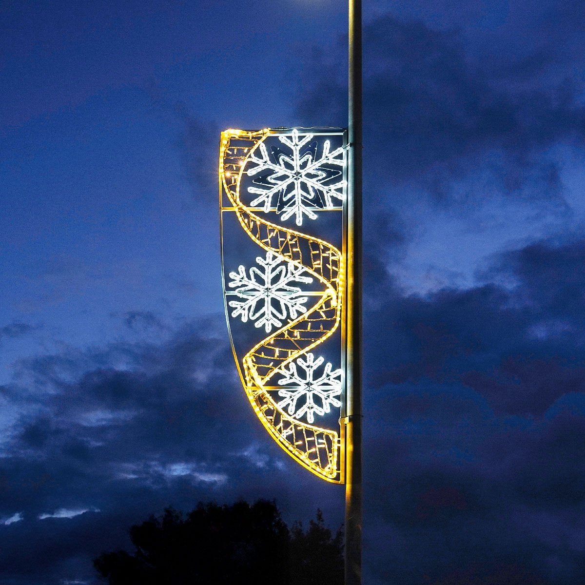 Christmas Lamp Post Motif Commercial Lights