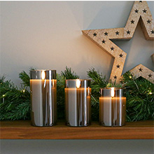 Authentic Flame Christmas Candles