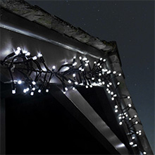 Outdoor Christmas cluster lights