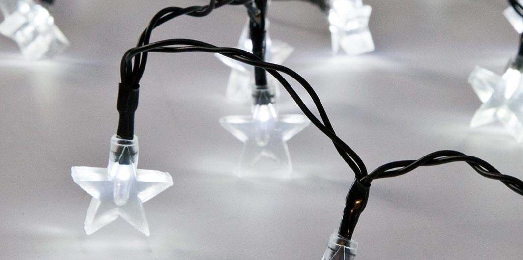 Fairy Lights with Black Cable