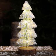 31cm Battery Snowy Needle Christmas Tree 