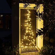 2m Outdoor Starry Night Door Light Tree, 80 Warm White LEDs