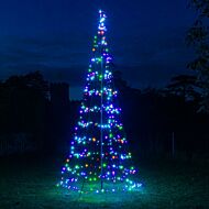 3m Outdoor Starry Night Light Tree, 306 Colour Select LEDs
