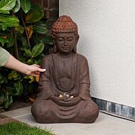 Outdoor Plug In LED Buddha Water Feature 