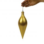 30cm Gold Outdoor Commercial Christmas Tree Teardrop Bauble