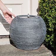Solar Grey Ball Water Feature