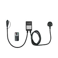 FestoonPro 2m Black Starter Cable with LED Dimmer and Remote Control