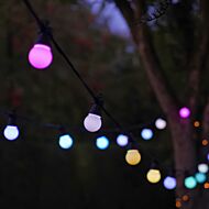 5m ConnectPro® Outdoor Colour Select LED String Lights, Black Rubber Cable