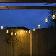 Outdoor Plug In A60 Warm White LED Festoon Lights