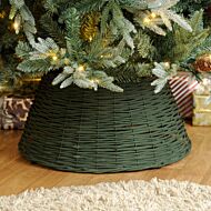 40cm x 57cm Green Willow Christmas Tree Skirt