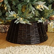 40cm x 57cm Brown and Copper Willow Christmas Tree Skirt