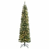 2m Green Pre Lit Glenmore Christmas Pine Tree