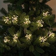Outdoor Plug In Starburst Fairy Lights, Twinkling LEDs