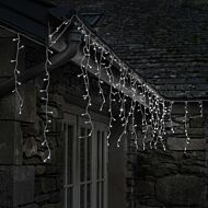 8.8m Christmas Snowing Effect Icicle Lights, 360 White LEDs