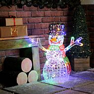 60cm Outdoor Soft Acrylic Snowman Figure