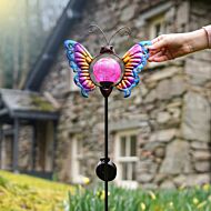 Solar Garden Butterfly Stake Light, 91cm