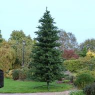 12ft Outdoor Green Richmond Firl PE Christmas Tree