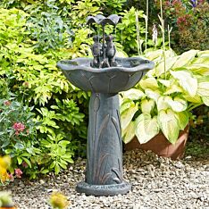 Solar Frog Water Feature