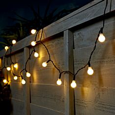 10m Solar Multi Function Clear Berry Fairy Lights