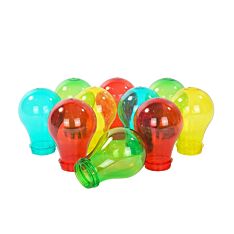 A60 Multi Coloured Caps for CP071 and CG062 Festoon Lights, 10 Pack