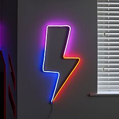 73cm Smart App Controlled Twinkly Indoor Flex lightning Bolt Silhouette - Gen II