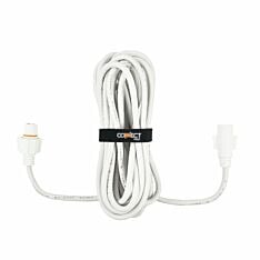 5m White Extension Lead, Connectable