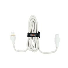 2m White Extension Lead, Connectable