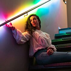 1.5m Smart App Controlled Twinkly Indoor Line Strip Light, White Cable - Gen II