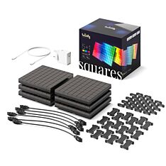 6 Smart App Controlled Twinkly Square Blocks - Gen II - UK Plug