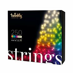20m Smart App Controlled Twinkly Christmas Fairy Lights, Black Cable, Special Edition - Gen II