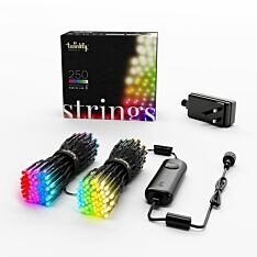 20m Smart App Controlled Twinkly Christmas Fairy Lights, Clear Cable, Special Edition - Gen II