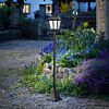 Solar Security Metro Lamp Post, White LEDs