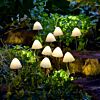 Solar Decorative Lumi Shrooms Stake Lights, Pack of 10
