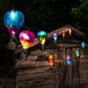 Solar SkyRunner Balloon String Lights, 10 White LEDs