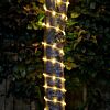 Solar Rope Light, Warm White 100 LEDs