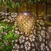 Solar Hanging Bronze Zahra Lantern