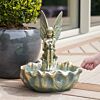 Solar Fairy with Leaf Water Feature