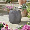 Solar Rattan Effect Water Feature