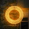 60cm Outdoor Firefly Wire Christmas Wreath 