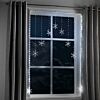 1.2m  x 1.2m Firefly Wire Snowflake Curtain Light, White LEDs