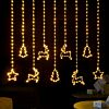 1.2m  x 1.2m Firefly Wire Festive Characters Curtain Light