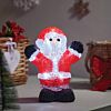 Battery Acrylic LED Santa Christmas Figure