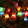 5.8m Outdoor Traditional Canterbury Belles Christmas Tree Fairy Lights. Multi Coloured LEDs