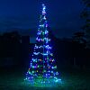 2m Outdoor Starry Night Light Tree, 216 Colour Select LEDs