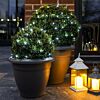 Indoor & Outdoor Battery Fairy Lights, Green Cable