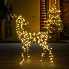 95cm Outdoor Black Frame Reindeer Christmas Figure