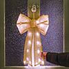 Outdoor Battery Bow Hanging Christmas Decoration