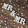 Mr & Mr Battery Light Up Circus Letters, Warm White LEDs