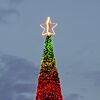 Connectable Outdoor Christmas Tree Star Topper
