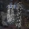 5M White String Lights, Connectable, 40 LEDs, White Rubber Cable